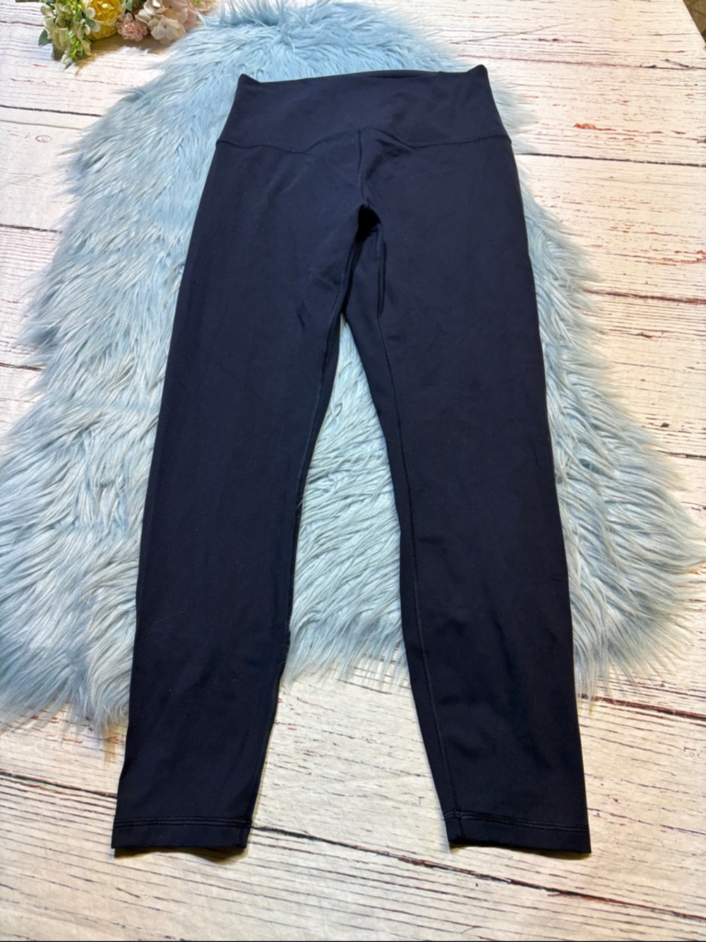 CRZ YOGA Navy High-Rise Performance Leggings sz L